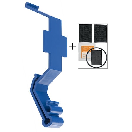 Glove Guard Goggle Guard clip with Accessory Kit, Blue 81200BL